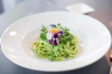 Fettuccine Pasta with Egg