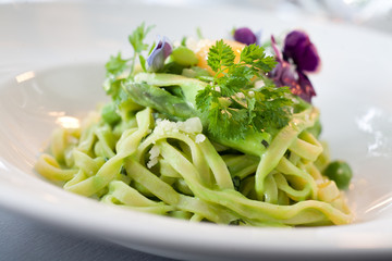 Fettuccine Pasta with Egg