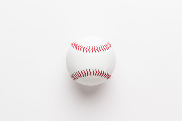 baseball ball on white background. not isolated