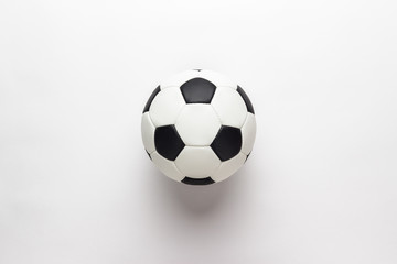 Fototapeta na wymiar soccer ball on the white backgound. not isolated
