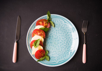 Mediterranean Italian Caprese salad