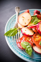 Organic food concept