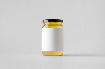 Honey Jar Mock-Up - Blank Label