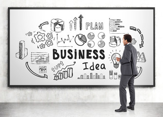 African American businessman, startup idea