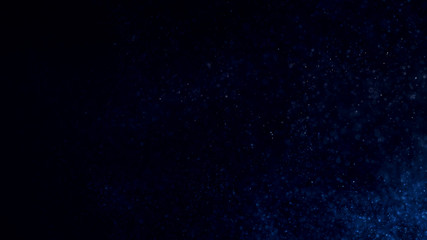 abstract background with glowing particles