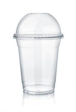 Plastic clear cup with dome lid