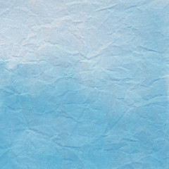 Obraz premium Blue crumpled paper for background