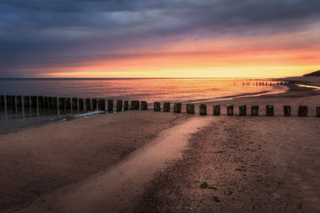 Sunrise over the Baltic Sea