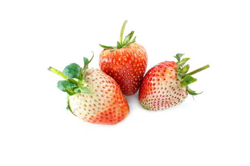 Strawberry isolated on white background