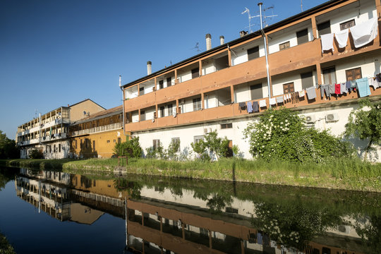 Naviglio Pavese from Pavia to Milan (Italy)