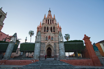 Naklejka premium Parafia San Miguel de Allende