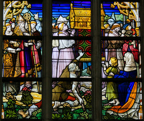 Stained Glass - Procession