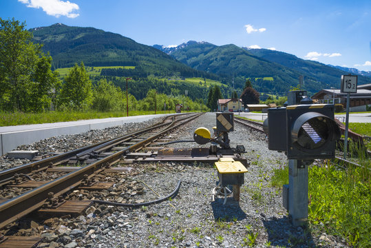 aiguillage/aiguillage et feux &agrave; la gare de Niedernsill