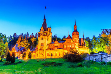 Sinaia, Romania. Peles Castle, Prahova county.