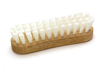 washing brush isolated on white