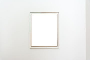 Blank Art Museum Isolated Painting Frame Decoration Indoors Wall White Template