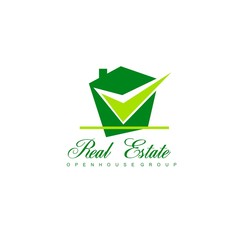 Logo template real estate, apartment, condo, house, rental, business. brand, branding, logotype, company, corporate, identity. Clean, modern and elegant style design
