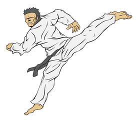 Taekwondo. Martial art
