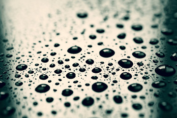 Black water drops, background