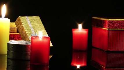 Candles and Gift Box