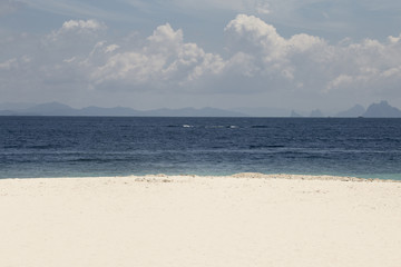 Wonderful Island and Blue Paradise, Khai Island ,Thailand.Tour Business Concept.