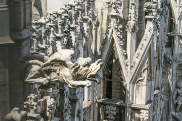 Naklejka premium Catedral de Milán, Italia