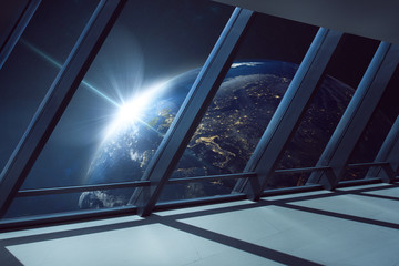 Blick auf die Erde aus dem Weltraum © m.mphoto