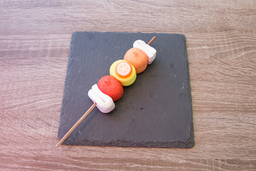 Süsser Marshmallow-Spiess
