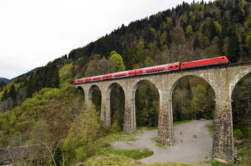 Fototapeta na wymiar Ravennabrücke im Schwarzwald