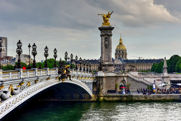 Fototapeta na wymiar Pont Alexandre III - Paris, France