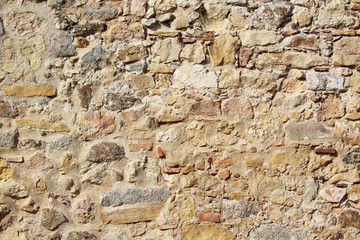 Old wall stone texture, Segovia, Spain