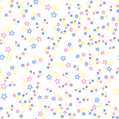Seamless pattern with stars.