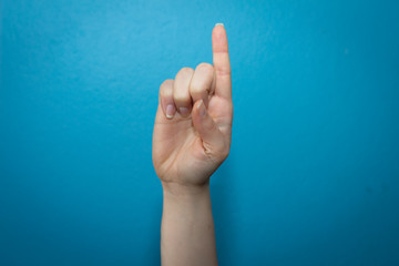 english sign language letter 