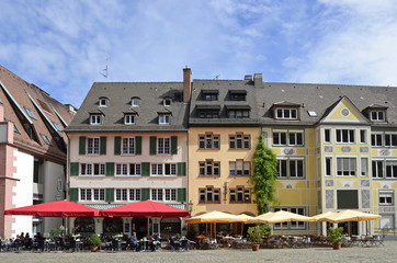 Häuserzeile am Münsterplatz, Freiburg