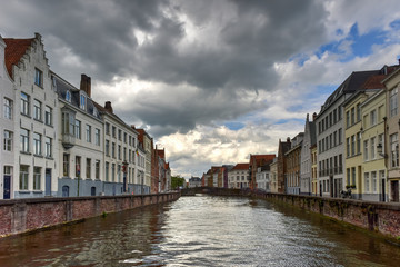Fototapeta premium Canals of Bruges, Belgium