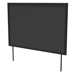 sales point stand 3d illustration