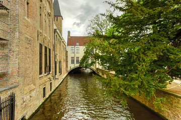 Obraz premium Canals of Bruges, Belgium