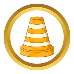 Road repair sign vector icon