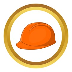 Construction helmet vector icon