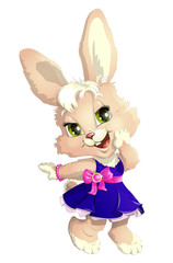 Bunny in a dress