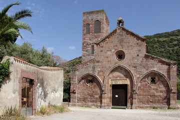 chiesa romanica di San Pietro Extramuros presso Bosa (Oristano, Sardegna)
