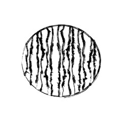 watermelon fruit icon over white background vector illustration