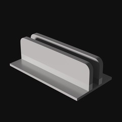 sales point stand 3d illustration