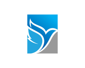 Bird Logo Template Design Vector, Emblem, Design Concept, Creative Symbol, Icon