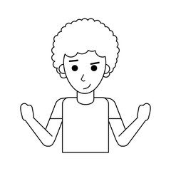 young happy man in casual outfit icon image