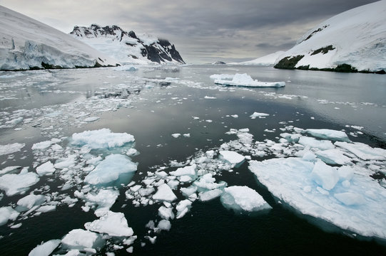 cruising the Lemaire Channel, Gerlache Strait, Antarctic peninsula channel