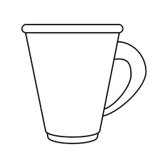 cup or mug icon image vector illustration design 