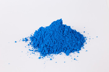 pigment on a white background