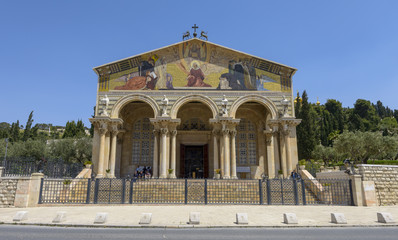 Fototapeta premium The Church of All Nations or Basilica of the Agony