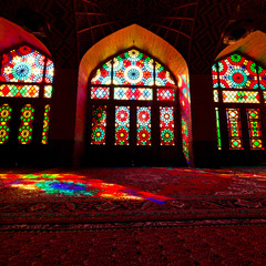 Fototapeta na wymiar in iran colors from the windows